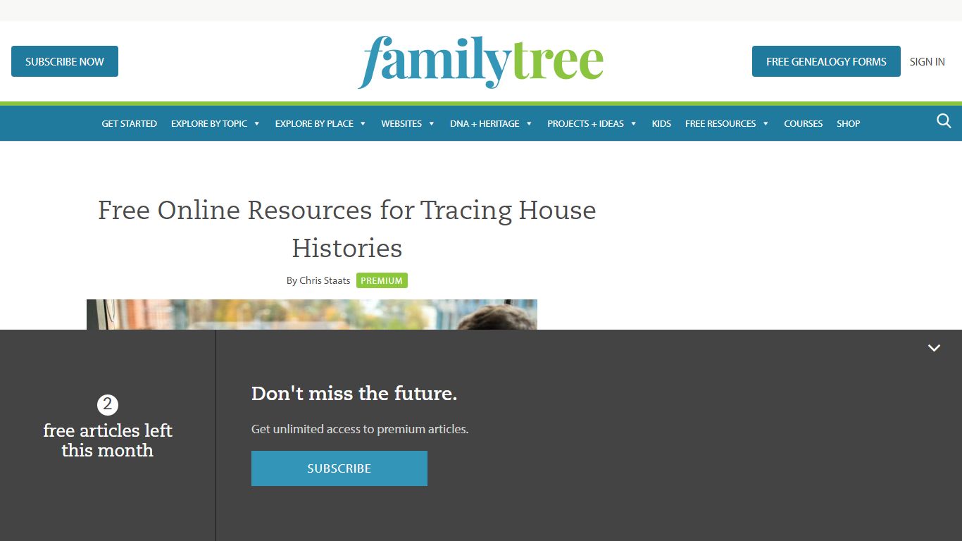 Free Online Resources for Tracing House Histories - Family Tree Magazine