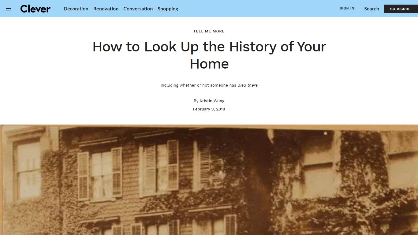 How to Look Up the History of Your Home - Architectural Digest